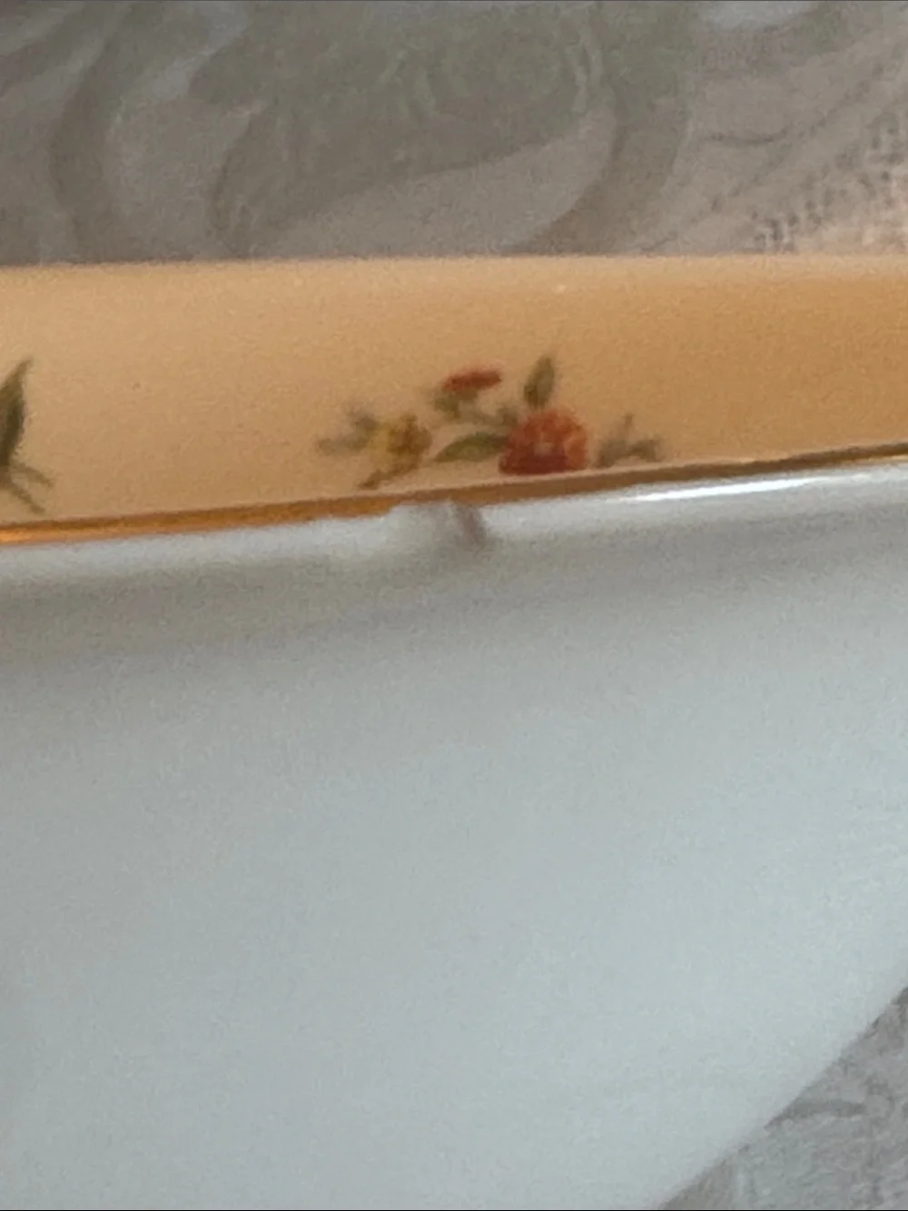 Vintage Harmony House Dresdania China.  Platter and Pen Vegetable Bowl